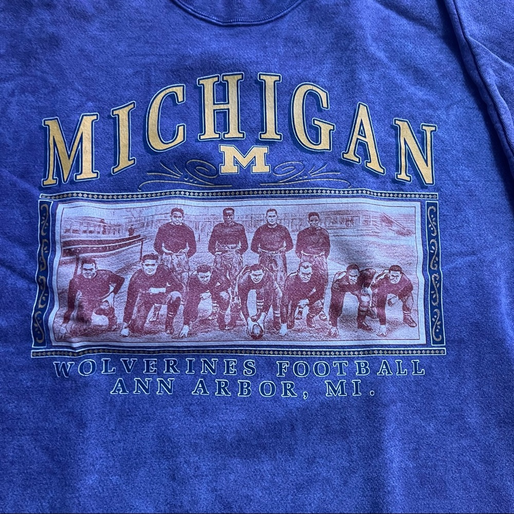 vintage michigan sweatshirt - Picture 3 of 6